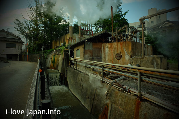 Yu-kemuri(Steam)area@kannawa onsen,beppu