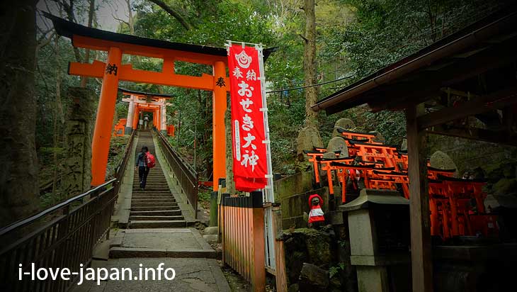 There are many "Otuka" beside the approach path@Fushimi Inari Taisha(Shrine)
