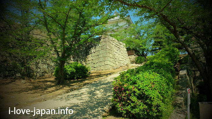 Famous for Stone Wall “Marugame Castle”