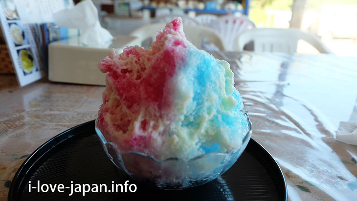 Shaved ice! Again to Misaki in Yoron Island
