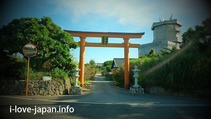 Tokonushi Shrine in Yoron Island
